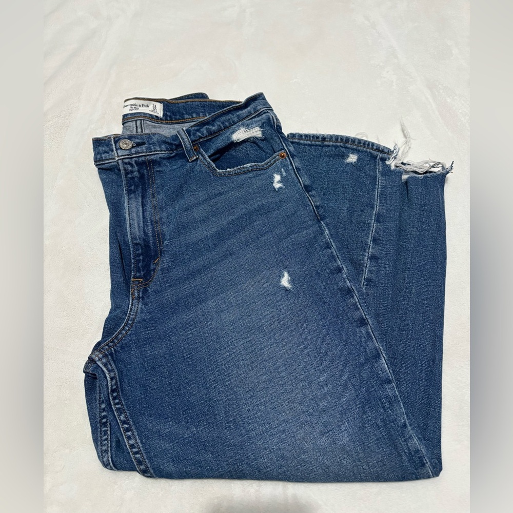 Abercrombie & Fitch High Rise Blue Jeans